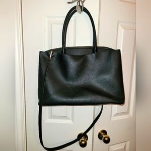 A new day black solid bag